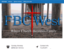 Tablet Screenshot of fbcwest.net
